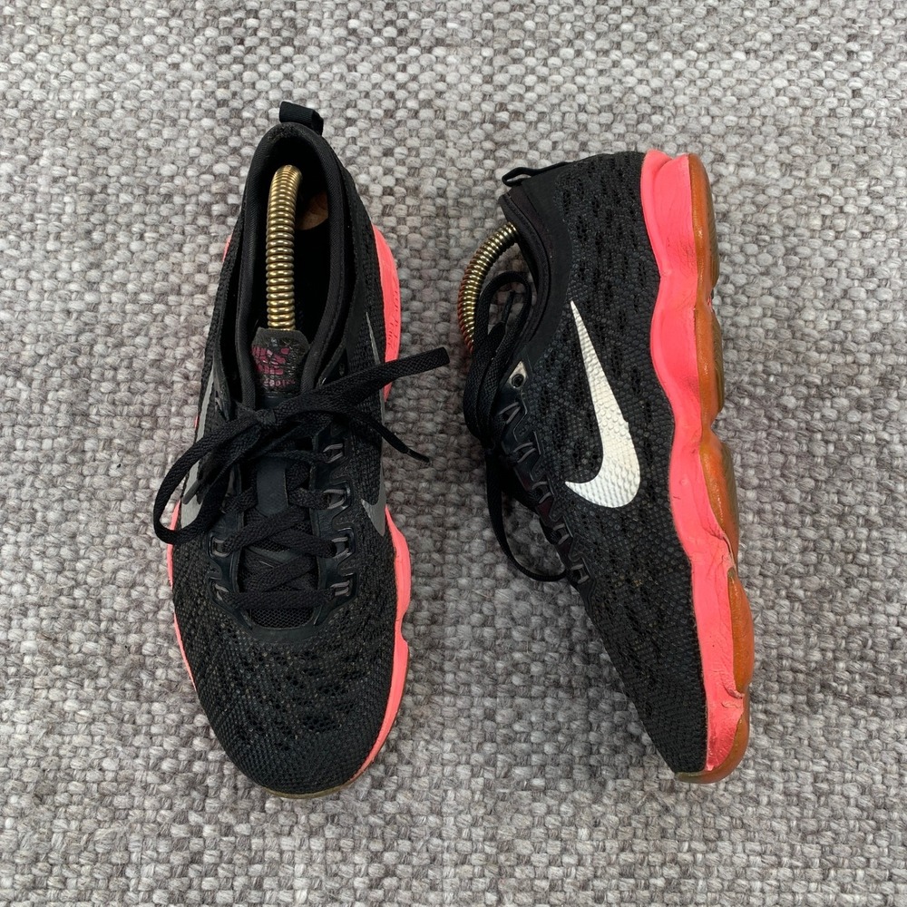 Nike Zoom Fit Agility Women Size 6 Black Hyper Punch Training Shoes 684984-001